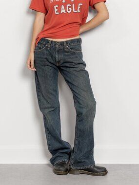 Baggy Boy Vintage Jeans Denim Pants, Size Small / 41 Inch Hips